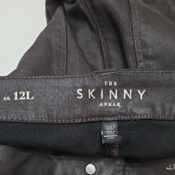 White House Black Market Brown Ankle Jeans - Picture 6 of 7